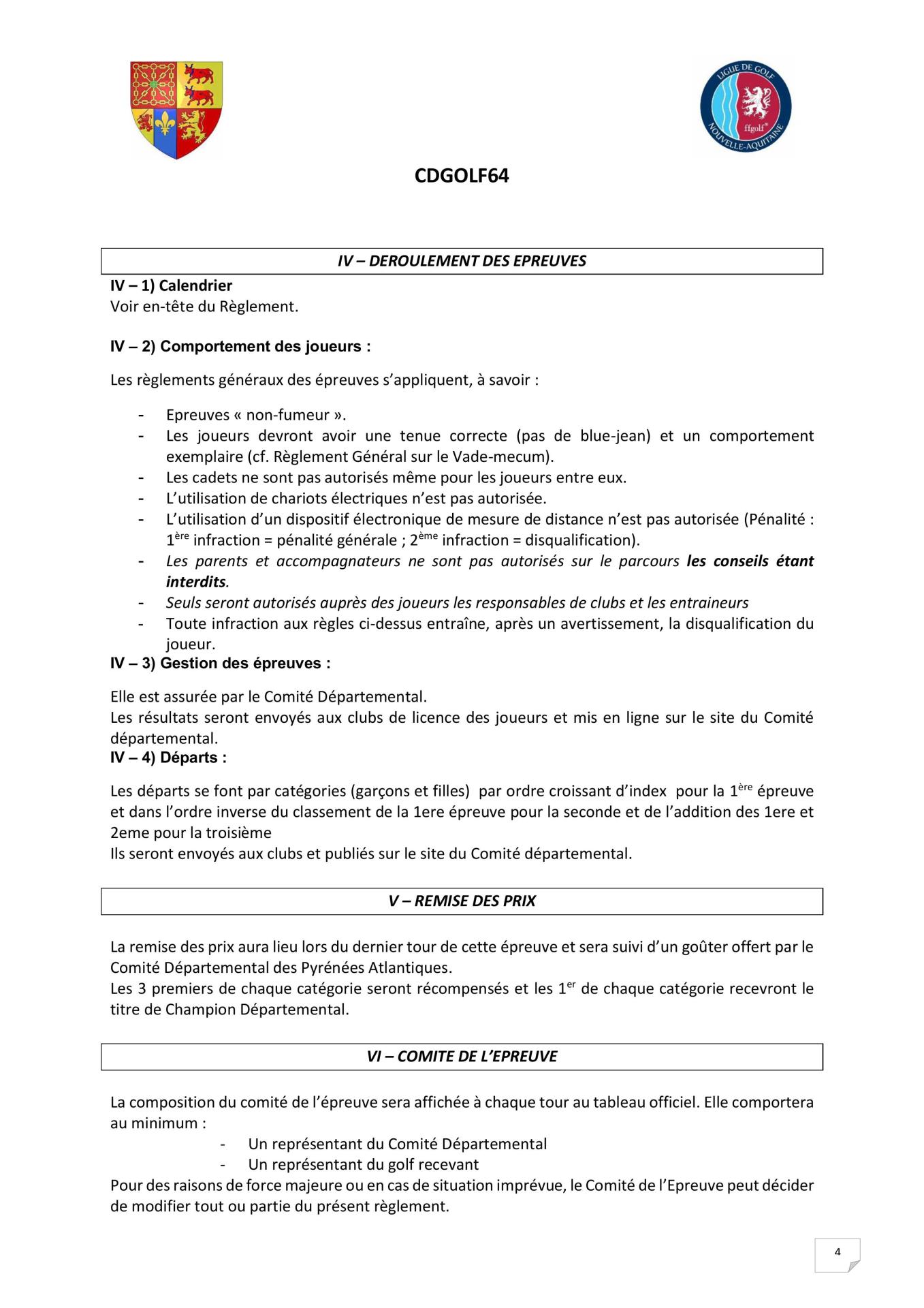 Cd64 reglement benjamins 2025 images 3