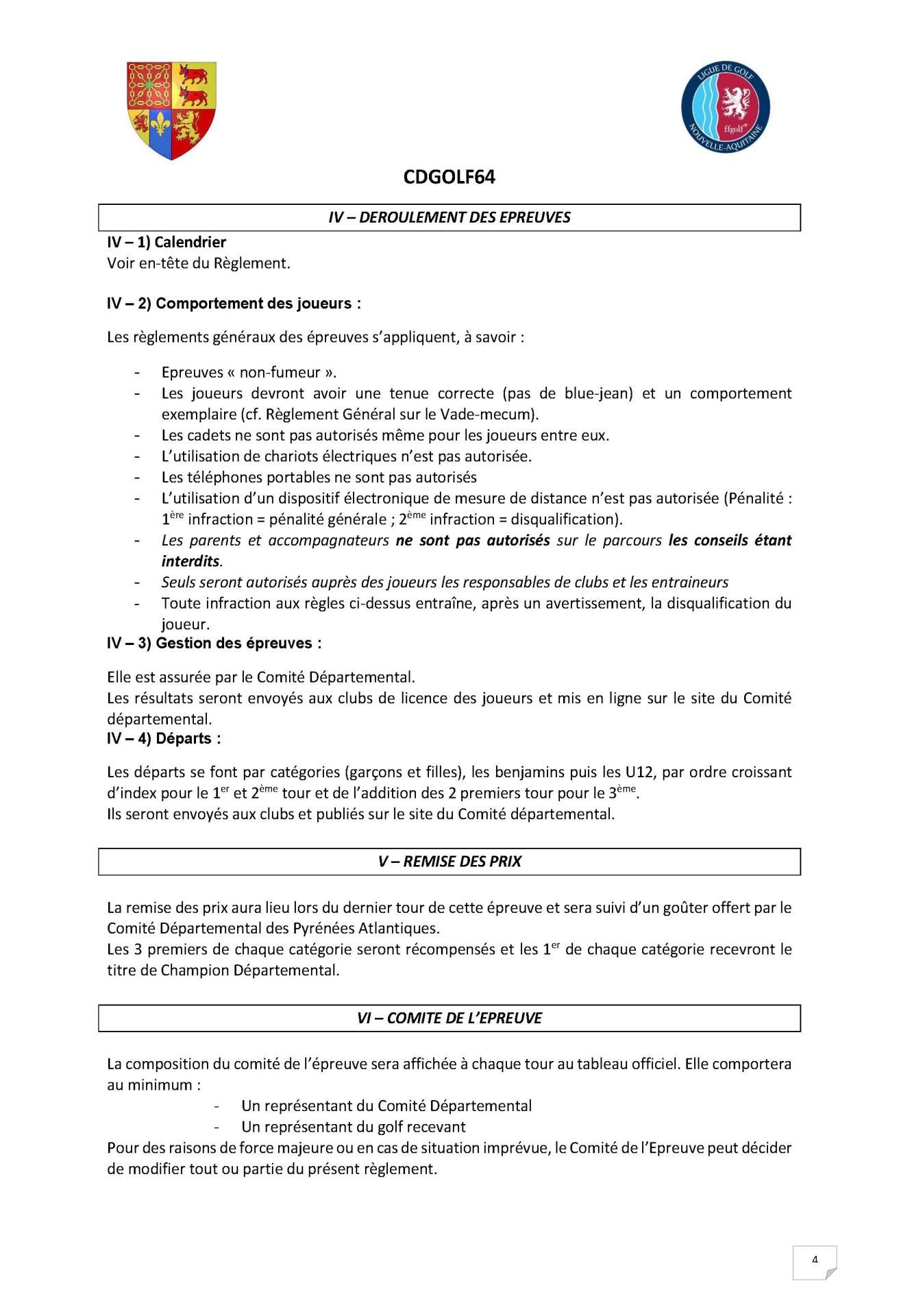 Championnat u12 2026 reglement page 4