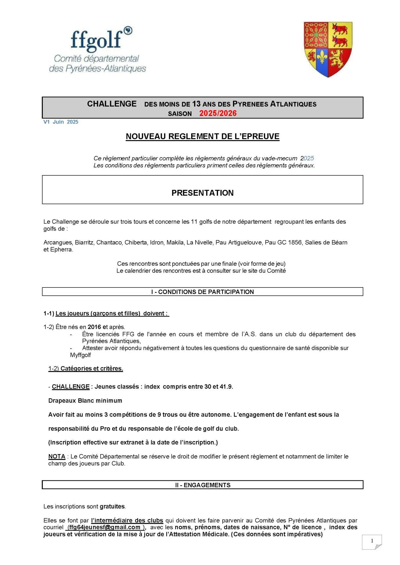 Page 1 Réglement Challenge 2025 2026